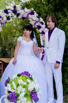 beautiful wedding bride and groom. love story