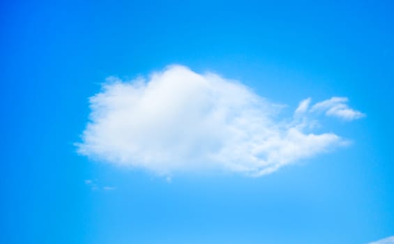 beautiful blue sky background with white clouds