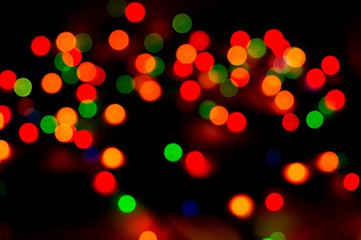 bokeh of christmas lights , abstract background. For your commercial and editorial use.