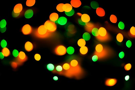 bokeh of christmas lights , abstract background. For your commercial and editorial use.