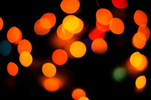 bokeh of christmas lights , abstract background. For your commercial and editorial use.