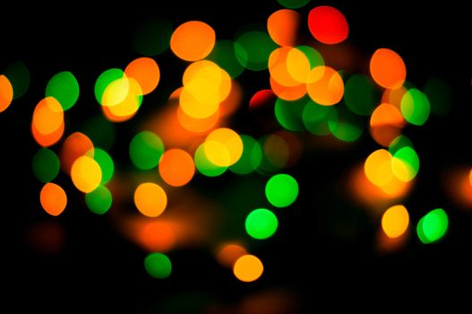 bokeh of christmas lights , abstract background. For your commercial and editorial use.