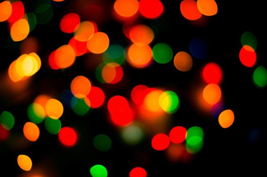 bokeh of christmas lights , abstract background. For your commercial and editorial use.