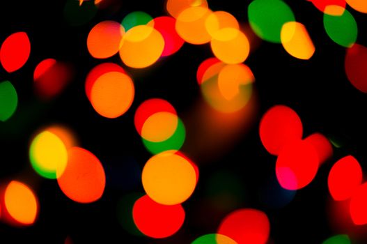 bokeh of christmas lights , abstract background. For your commercial and editorial use.