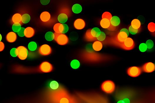 bokeh of christmas lights , abstract background. For your commercial and editorial use.