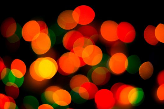 bokeh of christmas lights , abstract background. For your commercial and editorial use.