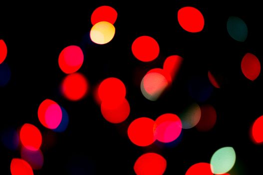 bokeh of christmas lights , abstract background. For your commercial and editorial use.