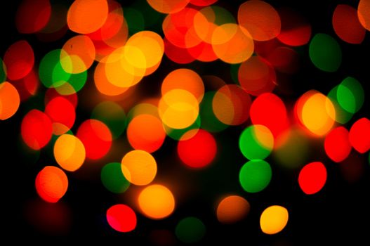 bokeh of christmas lights , abstract background. For your commercial and editorial use.