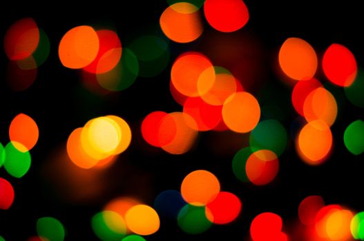 bokeh of christmas lights , abstract background. For your commercial and editorial use.