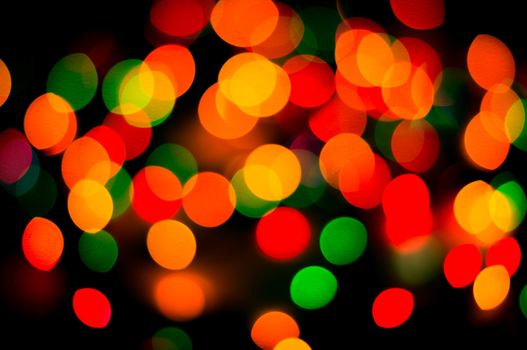 bokeh of christmas lights , abstract background. For your commercial and editorial use.