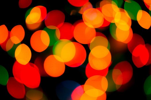 bokeh of christmas lights , abstract background. For your commercial and editorial use.