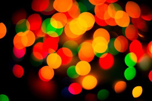 bokeh of christmas lights , abstract background. For your commercial and editorial use.