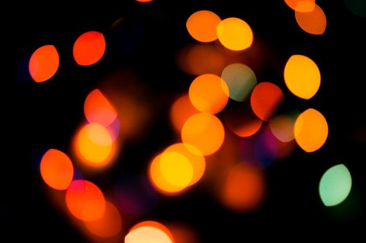 bokeh of christmas lights , abstract background. For your commercial and editorial use.