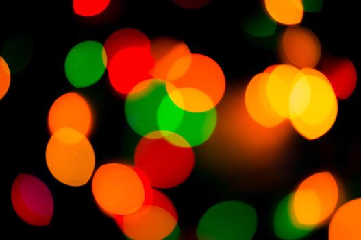 bokeh of christmas lights , abstract background. For your commercial and editorial use.