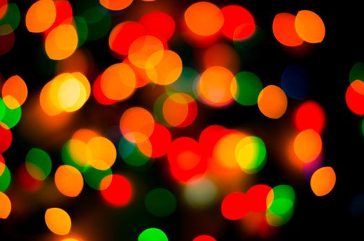 bokeh of christmas lights , abstract background. For your commercial and editorial use.