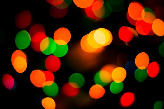 bokeh of christmas lights , abstract background. For your commercial and editorial use.