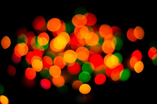 bokeh of christmas lights , abstract background. For your commercial and editorial use.