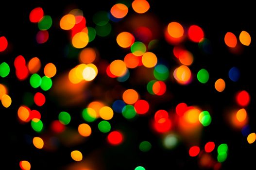 bokeh of christmas lights , abstract background. For your commercial and editorial use.