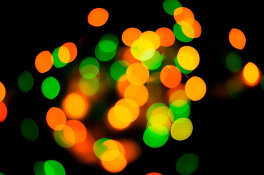 bokeh of christmas lights , abstract background. For your commercial and editorial use.