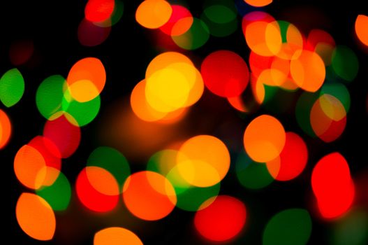 bokeh of christmas lights , abstract background. For your commercial and editorial use.