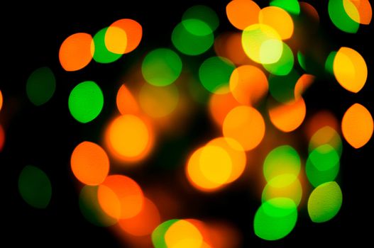 bokeh of christmas lights , abstract background. For your commercial and editorial use.