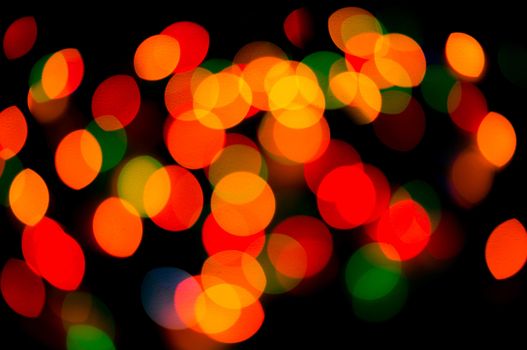 bokeh of christmas lights , abstract background. For your commercial and editorial use.