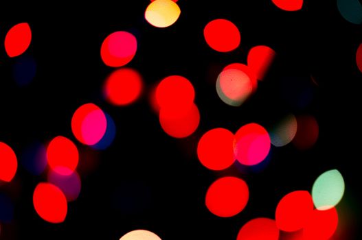 bokeh of christmas lights , abstract background. For your commercial and editorial use.