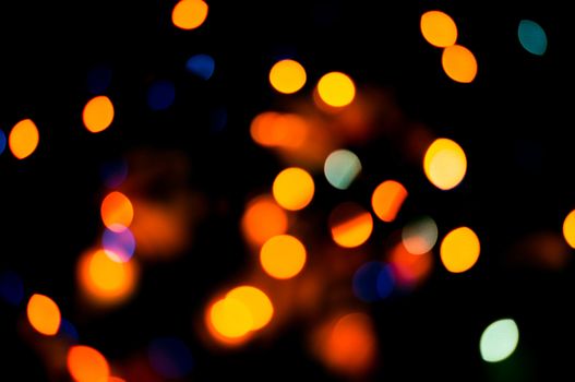 bokeh of christmas lights , abstract background. For your commercial and editorial use.