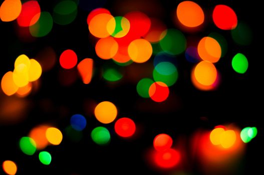 bokeh of christmas lights , abstract background. For your commercial and editorial use.