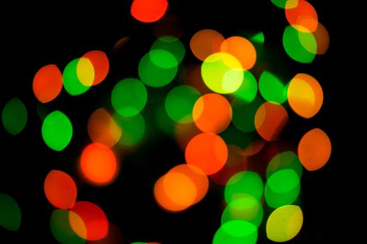 bokeh of christmas lights , abstract background. For your commercial and editorial use.