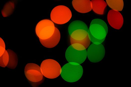 bokeh of christmas lights , abstract background. For your commercial and editorial use.