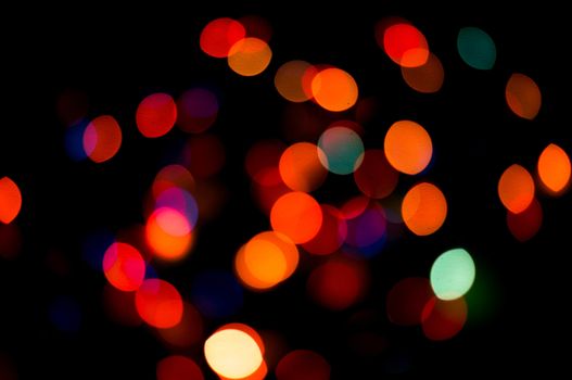 bokeh of christmas lights , abstract background. For your commercial and editorial use.