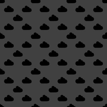 Cloud download application web icon. Seamless pattern.