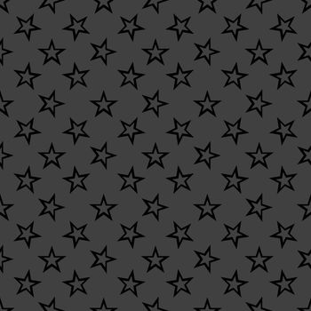 star web icon. flat design. Seamless gray pattern.