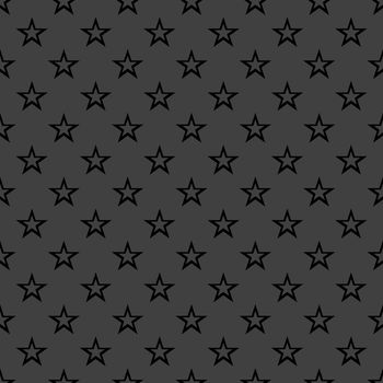 star web icon. flat design. Seamless gray pattern.