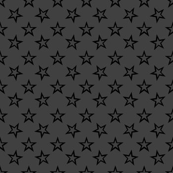 star web icon. flat design. Seamless gray pattern.