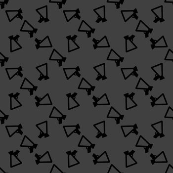 Mouthpiece. web icon. flat design. Seamless pattern.