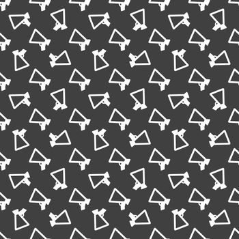 Mouthpiece. web icon. flat design. Seamless pattern.