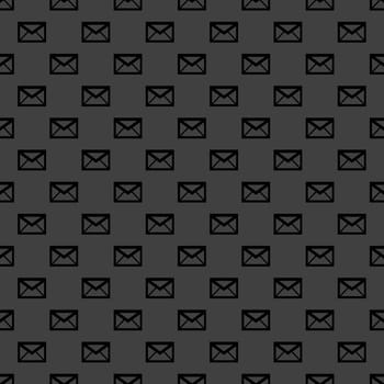 mail envelope web icon. flat design. Seamless pattern.