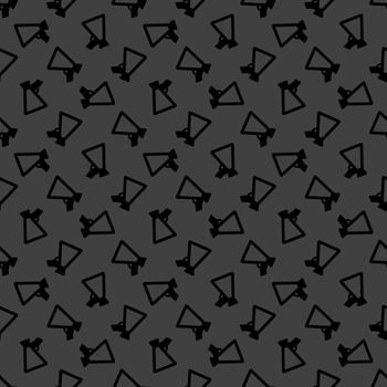 Mouthpiece. web icon. flat design. Seamless pattern.