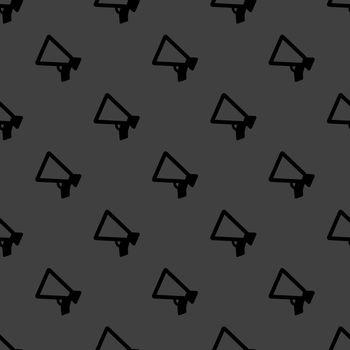 Mouthpiece. web icon. flat design. Seamless pattern.