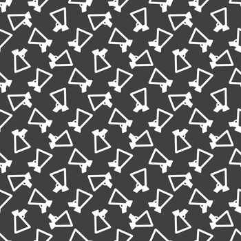 Mouthpiece. web icon. flat design. Seamless pattern.
