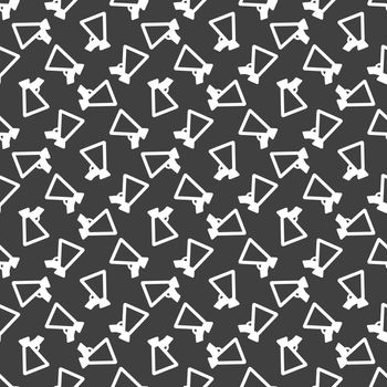 Mouthpiece. web icon. flat design. Seamless pattern.