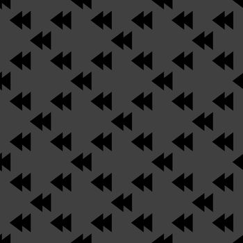 multimedia control web icon. flat design. Seamless pattern.