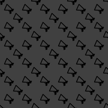 Mouthpiece. web icon. flat design. Seamless pattern.