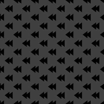 multimedia control web icon. flat design. Seamless pattern.