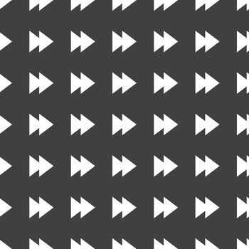 multimedia control web icon. flat design. Seamless pattern.
