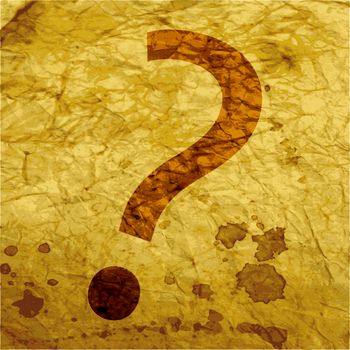 question mark icon Flat with abstract background.