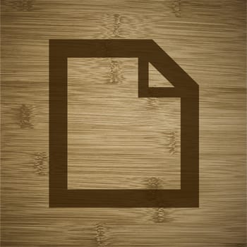 blank paper icon Flat with abstract background.