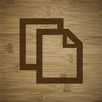 blank paper icon flat design with abstract background.